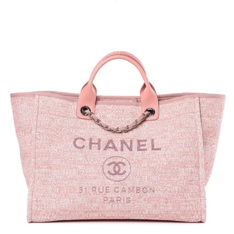 chanel canvas tote pink|chanel canvas tote handbags.